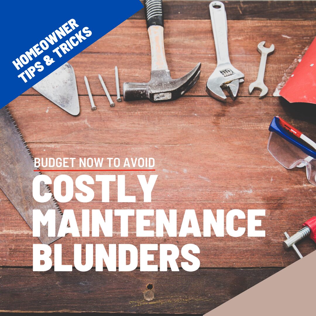 How to avoid costly maintenance blunders